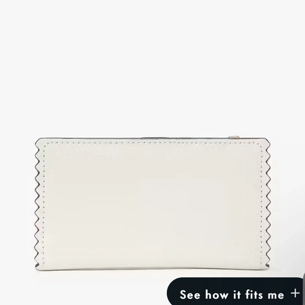 Kate Spade Burger Design Wristlet in Brown and Cream